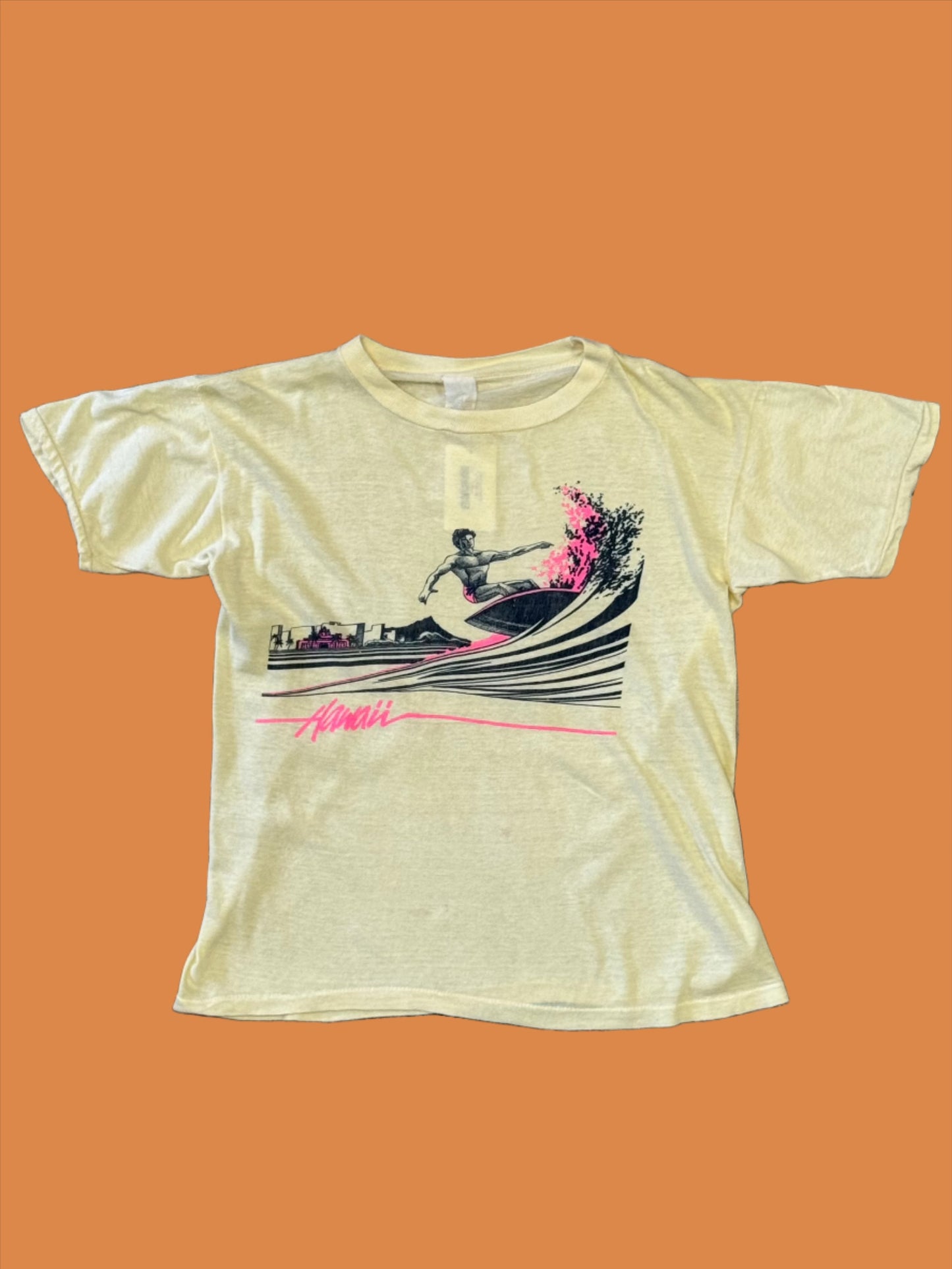 70s Hawaii Surfer Yellow Tee