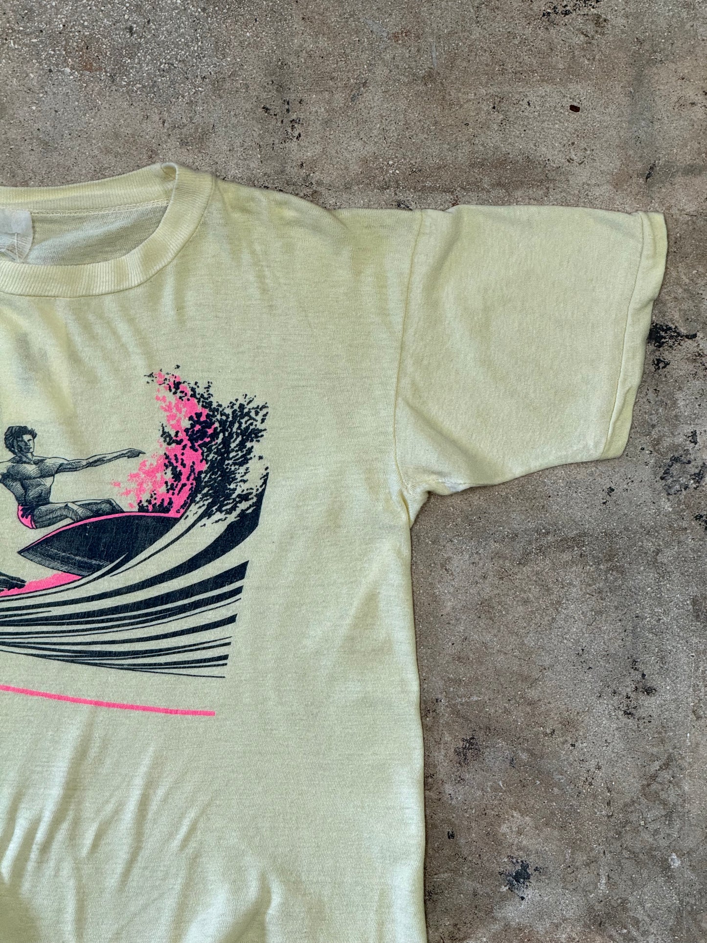 70s Hawaii Surfer Yellow Tee