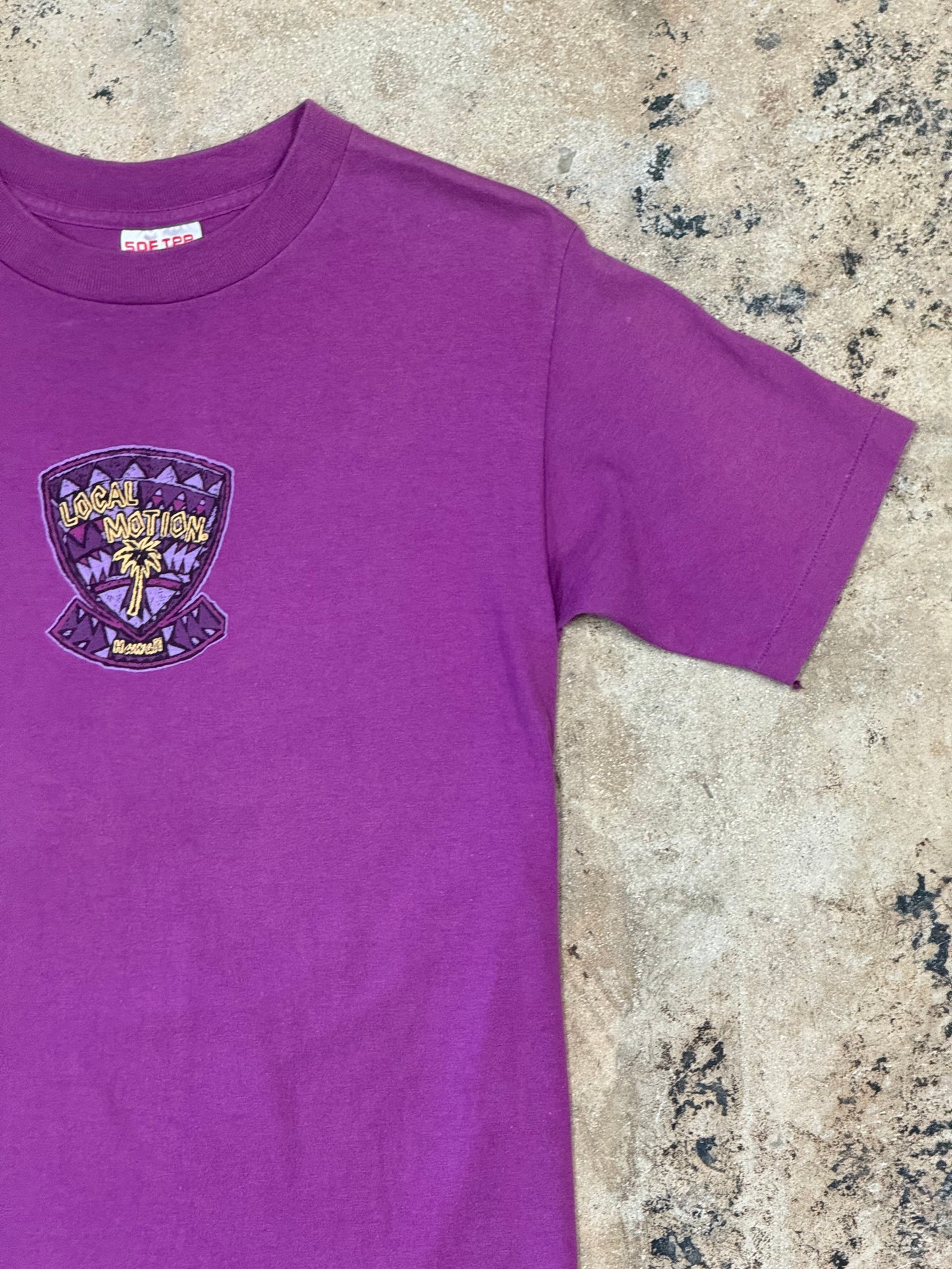 1980s Local Motion Purple Tee