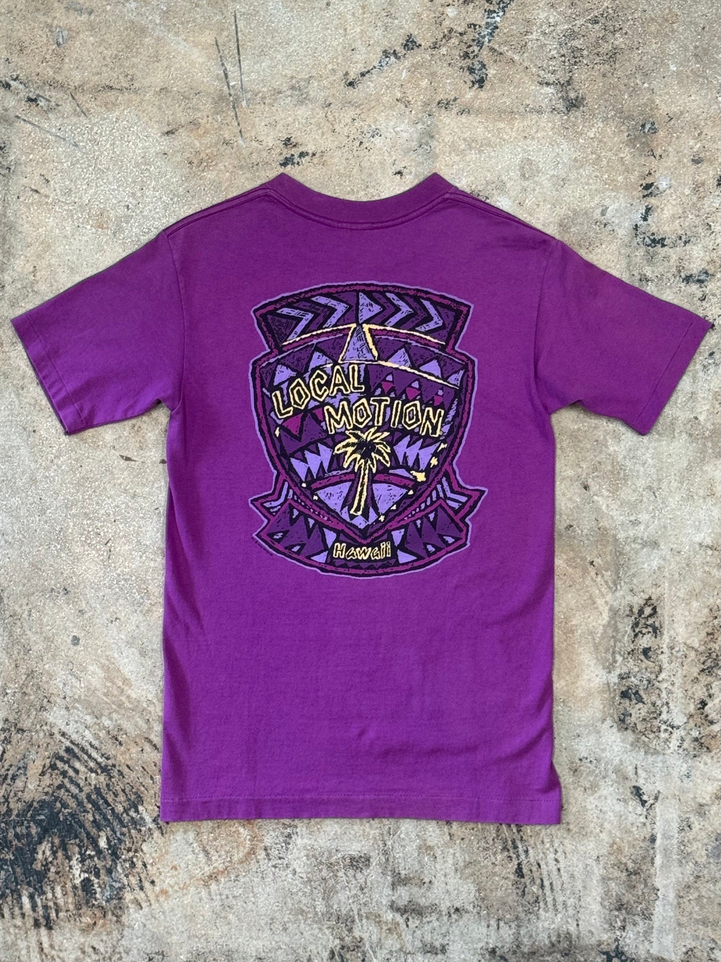 1980s Local Motion Purple Tee