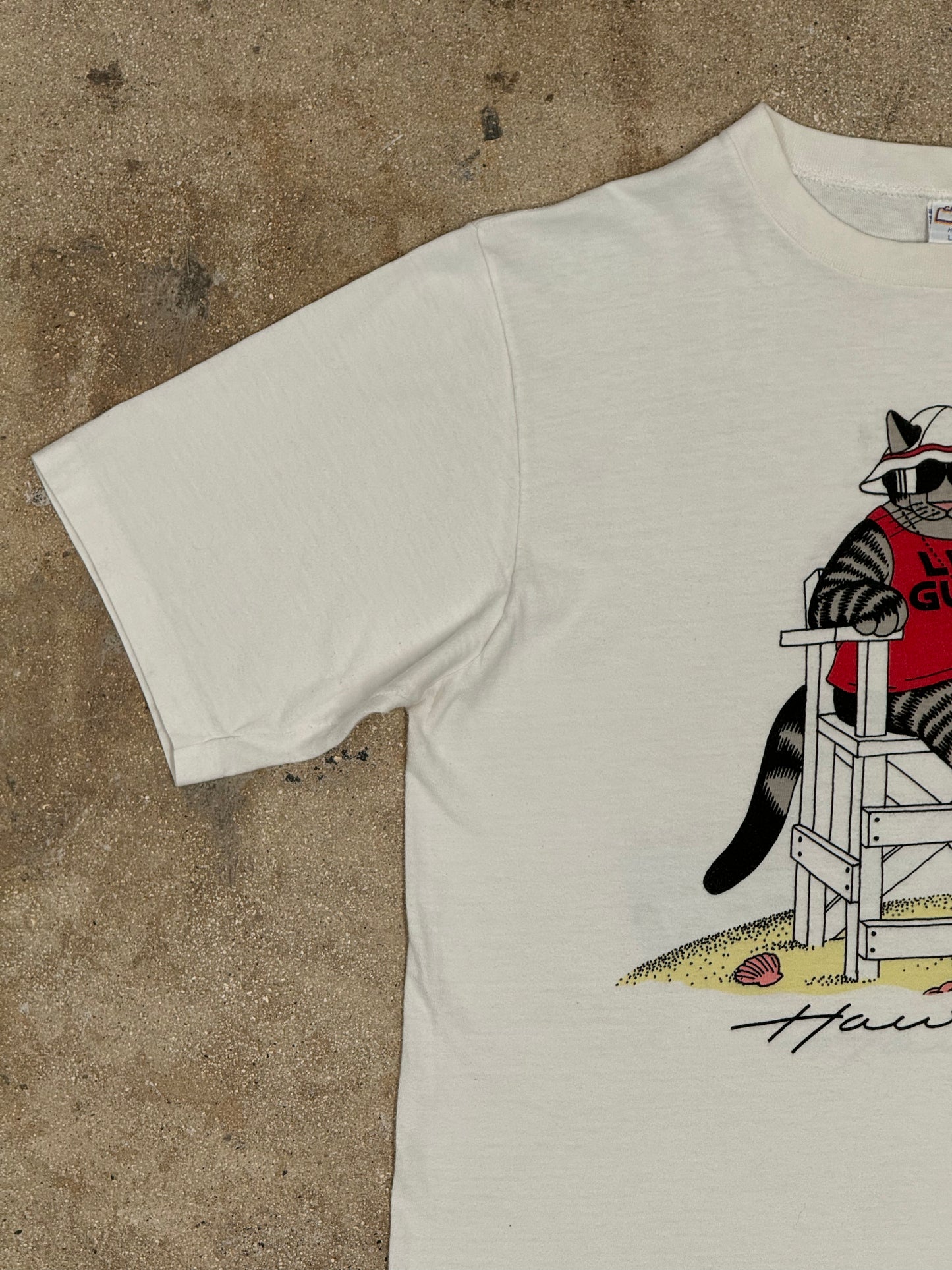 1980s Kliban Cat Lifeguard Tee