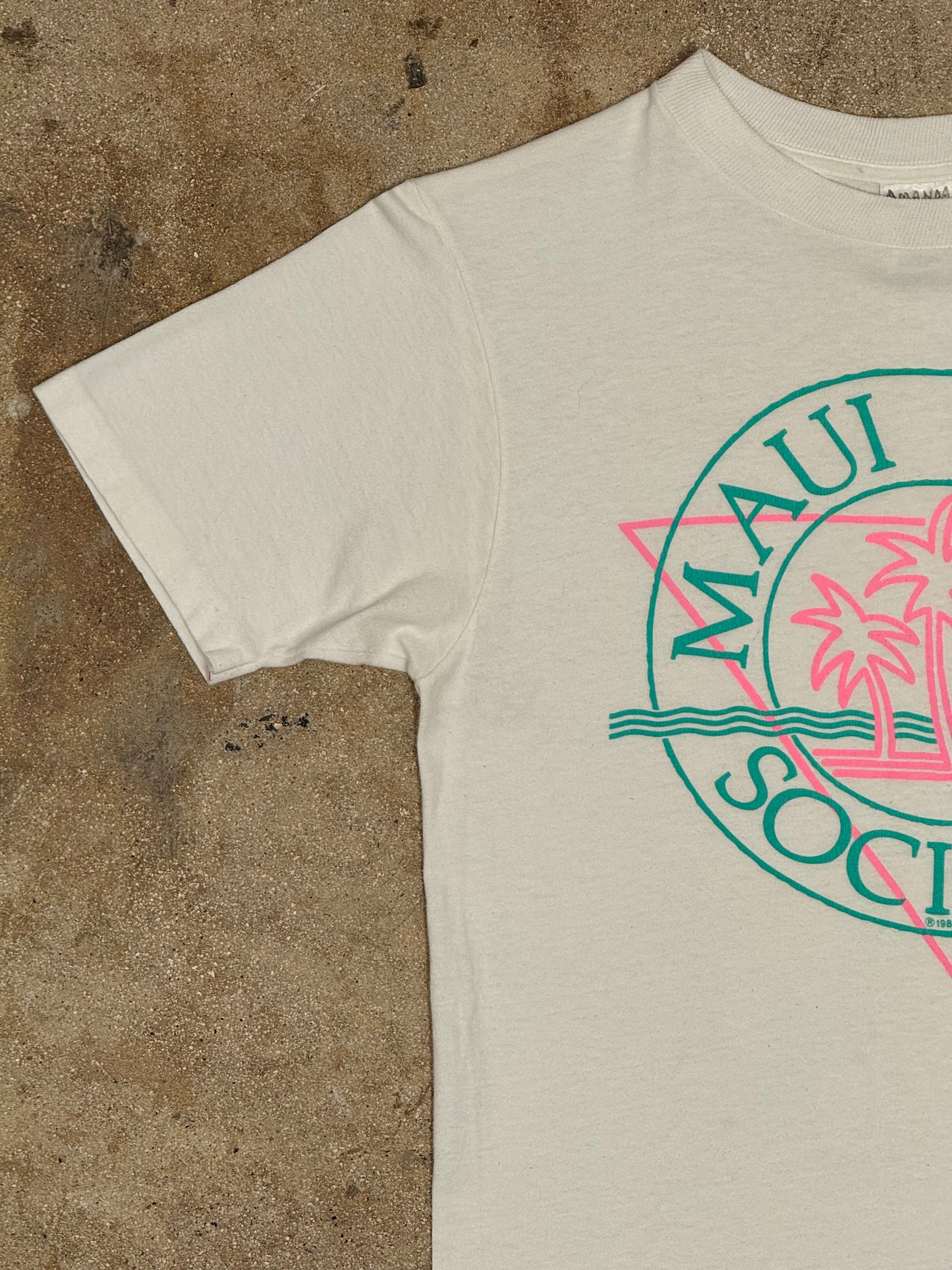 1988 Maui Beach Society White Tee