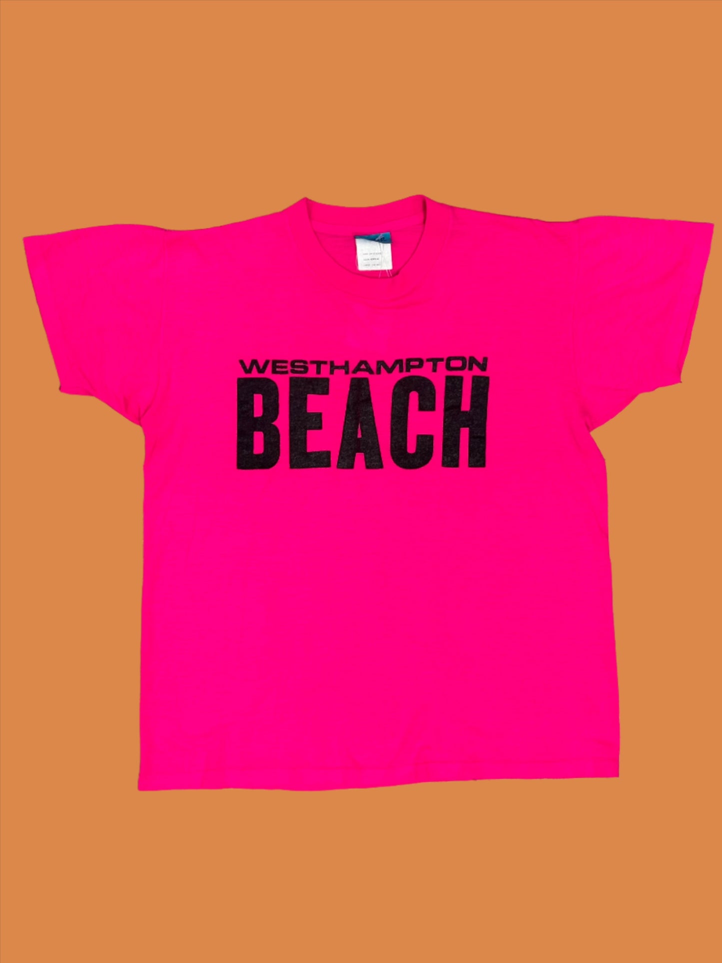 1990s West Hampton Beach Pink Tee