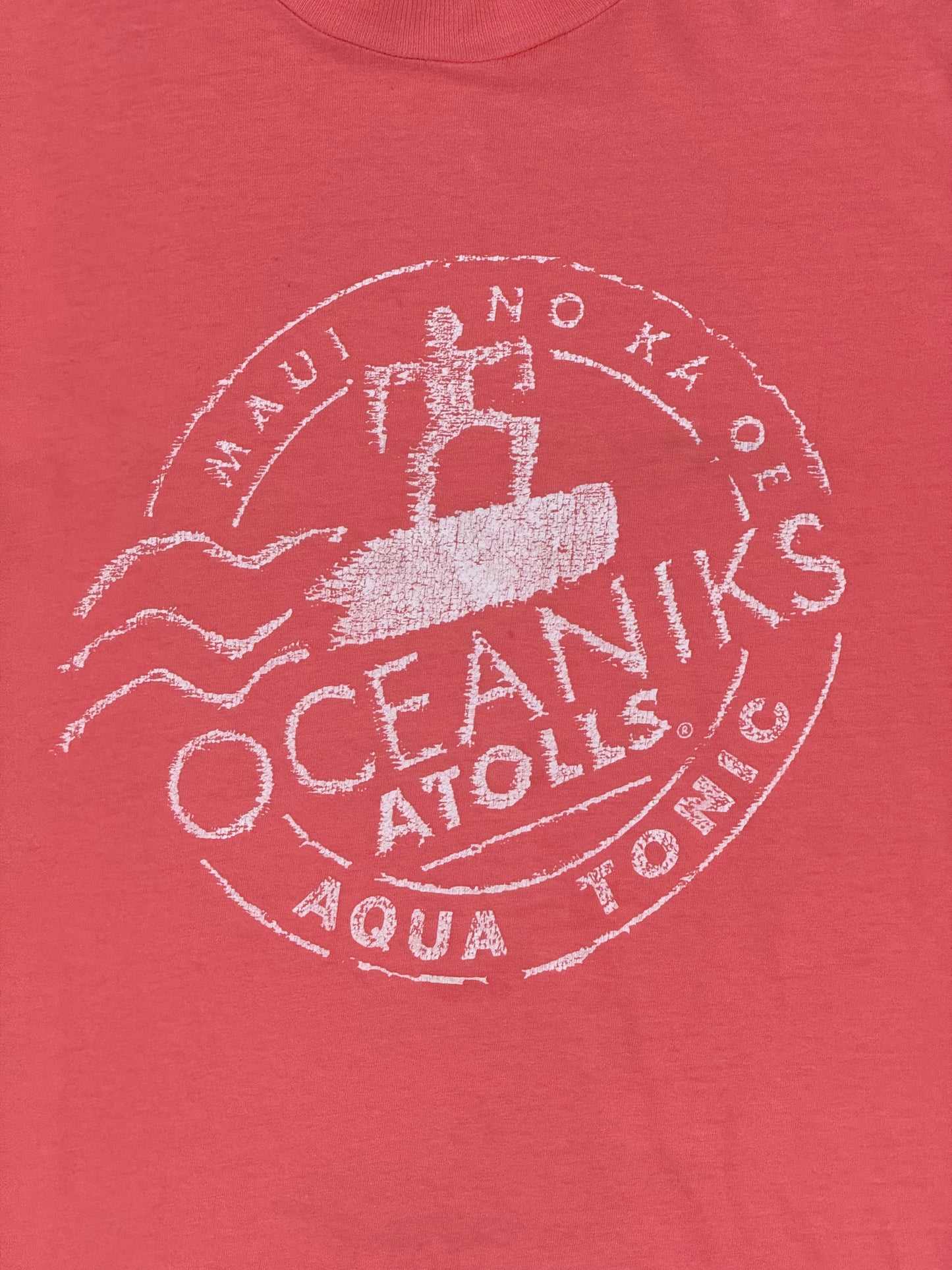 1980s Oceanick Atolis Aqua Tonic Pink Tee